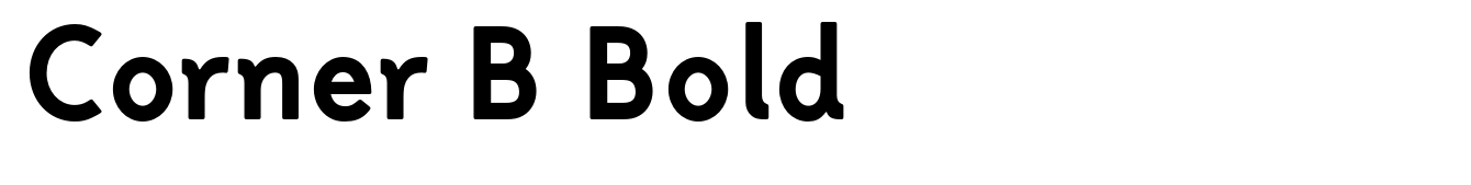 Corner B Bold
